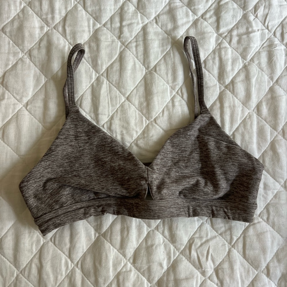 ALO Yoga Heather Gray Bralette